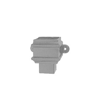 Cast Iron 4" x 3" Rectangular Socket (Spigoted) - Transit Primed