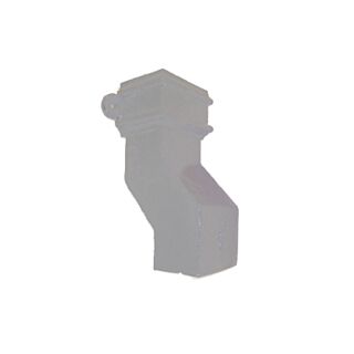 Cast Iron 4" x 3" Rectangular 135 ° Plinth Offset 3in (76mm) with Ears - Transit Primed