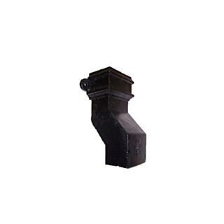 Cast Iron 4" x 3" Rectangular 135 ° Plinth Offset 2 1/2in (63mm) with Ears - Painted Finish