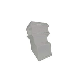 Cast Iron 4" x 3" Rectangular Shoe without Ears - Transit Primed
