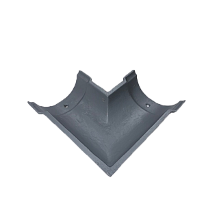 4 1/2" Beaded Half Round 90 ° Angle Combined - Transit Primed