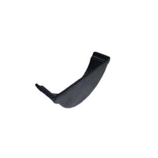 4 1/2" Beaded Half Round Stop End External