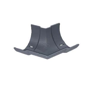 5" x 3" Deep Half Round Combined 135 ° Angle - Transit Primed