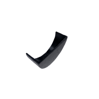 5" x 3" Deep Half Round Stop End External