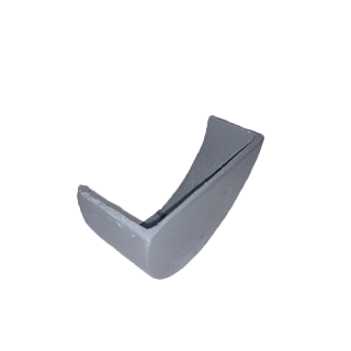 5" x 3" Deep Half Round Stop End Internal - Transit Primed