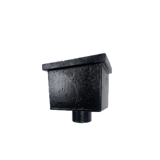 Cast Iron Small Rectangular Hopper c/w 3"(75mm)