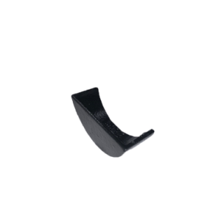6" Half Round Stop Ends External Left/Right Hand
