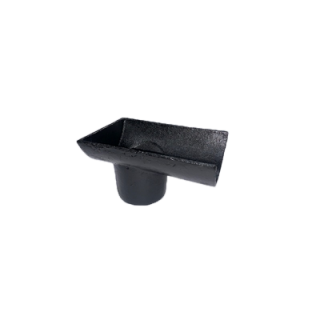 4 1/2" Half Round Dropend 3" Outlet Spigot