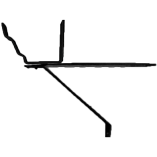 6" x 4" Moulded Gutter Drive Bracket c/w Stay