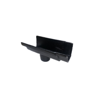 6" x 4" Moulded Gutter Running 4" Outlet with Single Spigot Socket