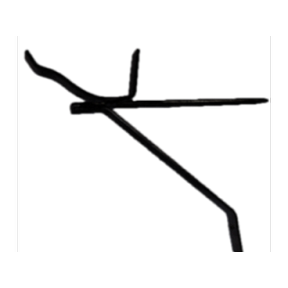 4 1/2" Victorian Ogee Gutter Drive Bracket c/w Stay