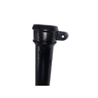 4" Round 6ft (1.83m) Pipe Length with Ears