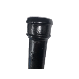 3" Round 3ft (0.9m) Pipe Length without Ears