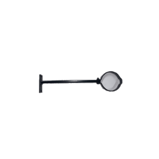 3" Round Pipe Bracket Extended