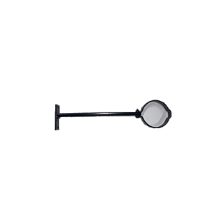 2 1/2" Round Pipe Bracket Extended