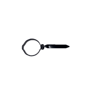 2 1/2" Round Pipe Bracket c/w Spike