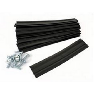 6" Half Round Rubber Gutter Joint - 20 Pack