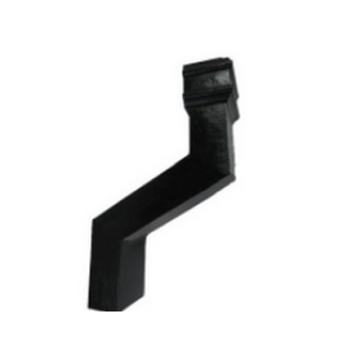 Cast Iron 4" x 3" Rectangular 120 °.Offset 12in (304mm)