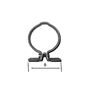4" (100mm) Round LCC Push Fit Soil Adjustable Bracket
