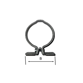 4" (100mm) Round LCC Push Fit Soil Adjustable Bracket