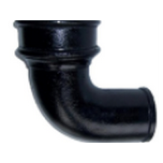2" (50mm) LCC Soil Pipe 92 ° Bend, Bitumen Black Finish