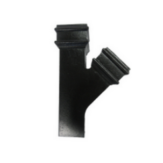 Cast Iron 4" x 3" Rectangular 135 ° Branch Left & Right without Ears