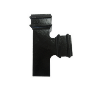 Cast Iron 4" x 3" Rectangular 92.5 ° Branch Left & Right w/o Ears