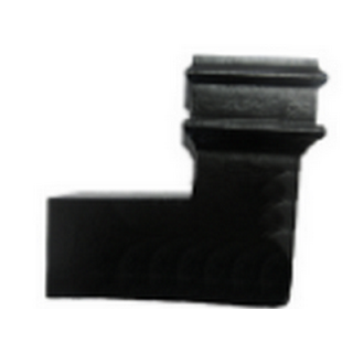 Cast Iron 4" x 3" Rectangular 92.5 ° Bend Left & Right without Ears