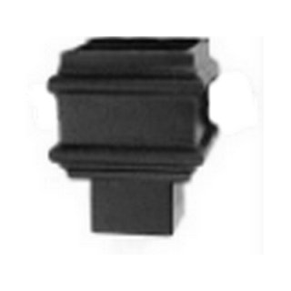 Cast Iron 4" x 3" Rectangular Socket without Ears