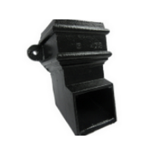 Cast Iron 4" x 3" Rectangular Shoe with Ears