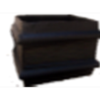 4" Inch x 3" Inch (100 x 75mm) Rectangular Cast Iron Socket without Ears