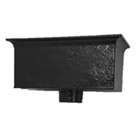 Cast Iron No. 42 14" Hopper c/w 2 1/2"(65mm) - Painted Finish