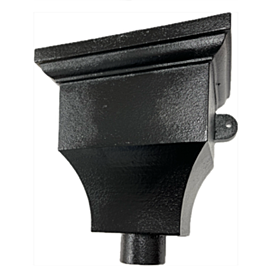 Heritage Cast Iron Royal Ornamental Hopper c/w  x Â(100 x 75mm) Outlet - Size: 305mm(W) x 197mm(D) x 275mm(H) Available in Transit Primed or Painted Finish - Painted Finish
