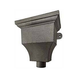 Heritage Cast Iron Royal Ornamental Hopper c/w 3" (75mm) Outlet - Transit Primed
