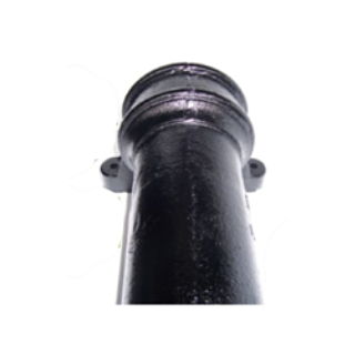 2'' (50mm) LCC Soil Pipe 6FT (1.83m) Length, Bitumen Black Finish