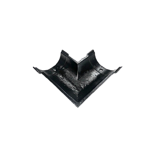 5" Beaded Half Round 90 ° Angle Combined - Painted Finish