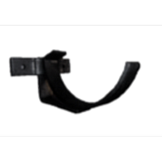 4 1/2" Beaded Half Round Fascia Bracket - Galvanised Finish