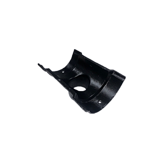 5" Beaded Half Round 3" Outlet - Painted Finish