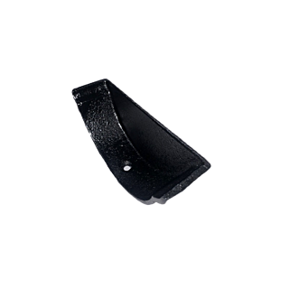 4 1/2" Beaded Half Round Stop End Internal - Painted Finish