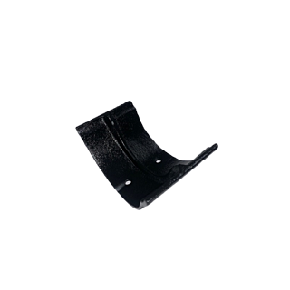 4 1/2" Beaded Half Round Union Clip - Painted Finish