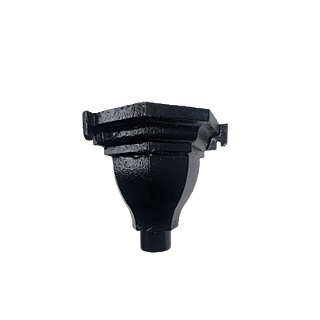 Cast Iron Corner Hopper c/w 4"(100mm) - Painted Finish