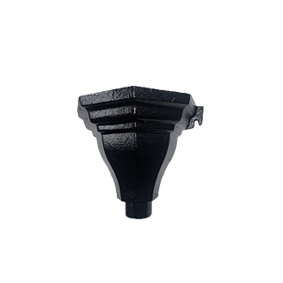 Cast Iron Flat Back Hopper c/w 3"(75mm) - Painted Finish