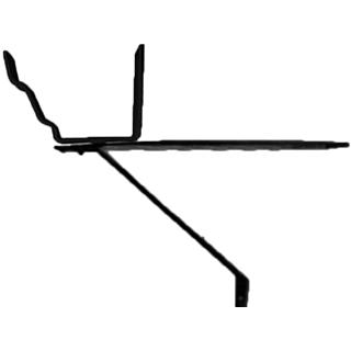 6" x 4" Moulded Gutter Drive Bracket c/w Stay - Galvanised Finish