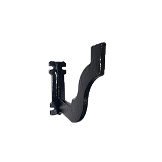 5" x 4" Moulded Gutter Fascia Bracket - Transit Primed