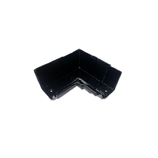6" x 4" Moulded Gutter 90 ° Angle Internal - Transit Primed