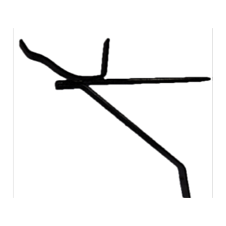 4 1/2" Victorian Ogee Gutter Drive Bracket c/w Stay - Galvanised Finish