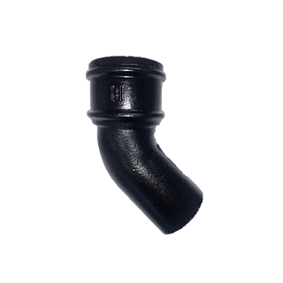 3" Round 135 ° Bend Pipe - Painted Finish