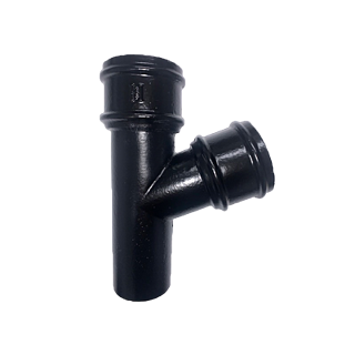 3" Round 112.5 ° Branch Pipe - Painted Finish