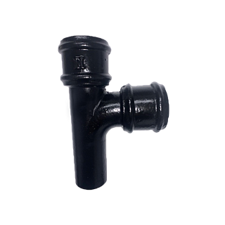 3" Round 92.5 ° Branch Pipe - Transit Primed