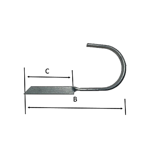 3" Round Standard Holderbat (2 Part) - Painted Finish